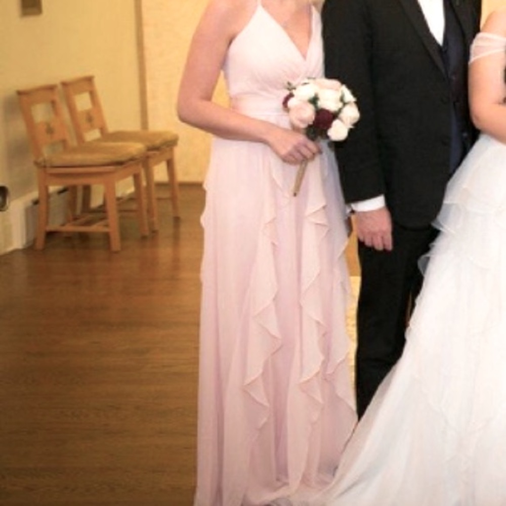 Vera Wang Blush Bridesmaid Dress - Size 6